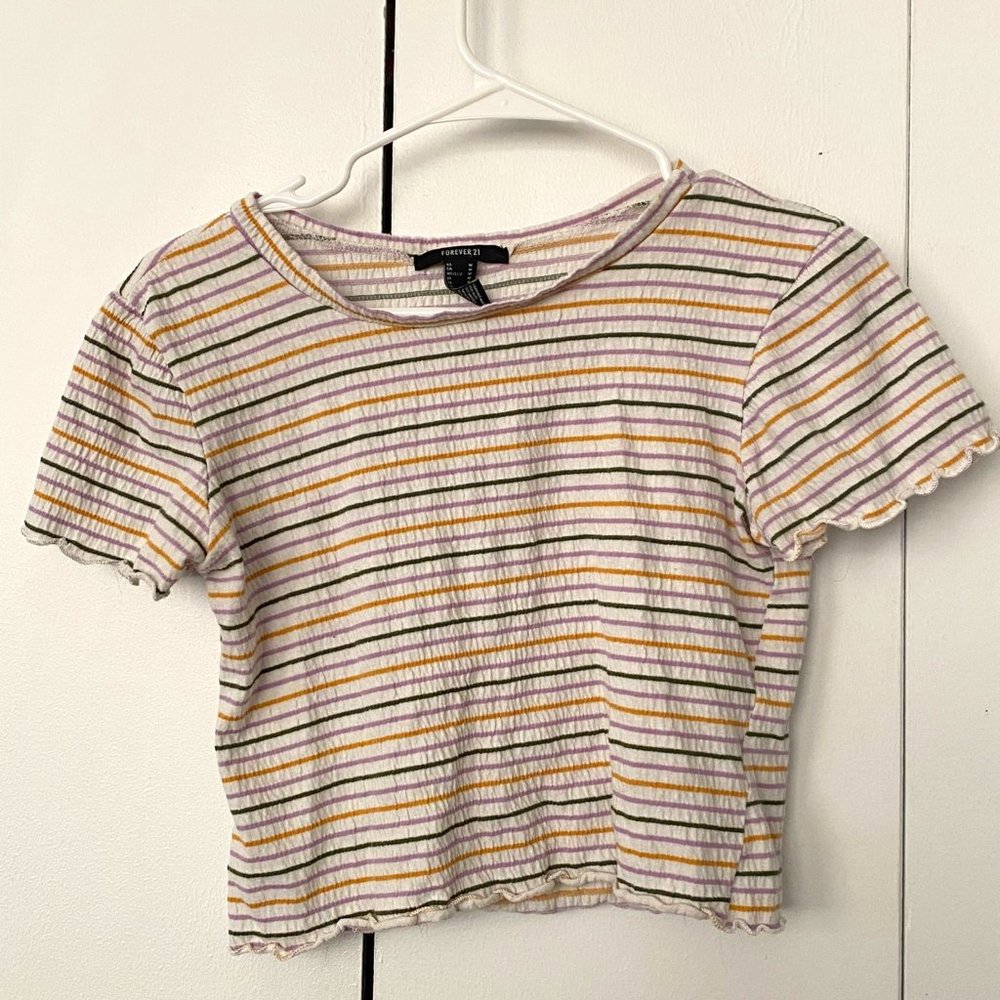 PRICE DROP! Stripped Crop top